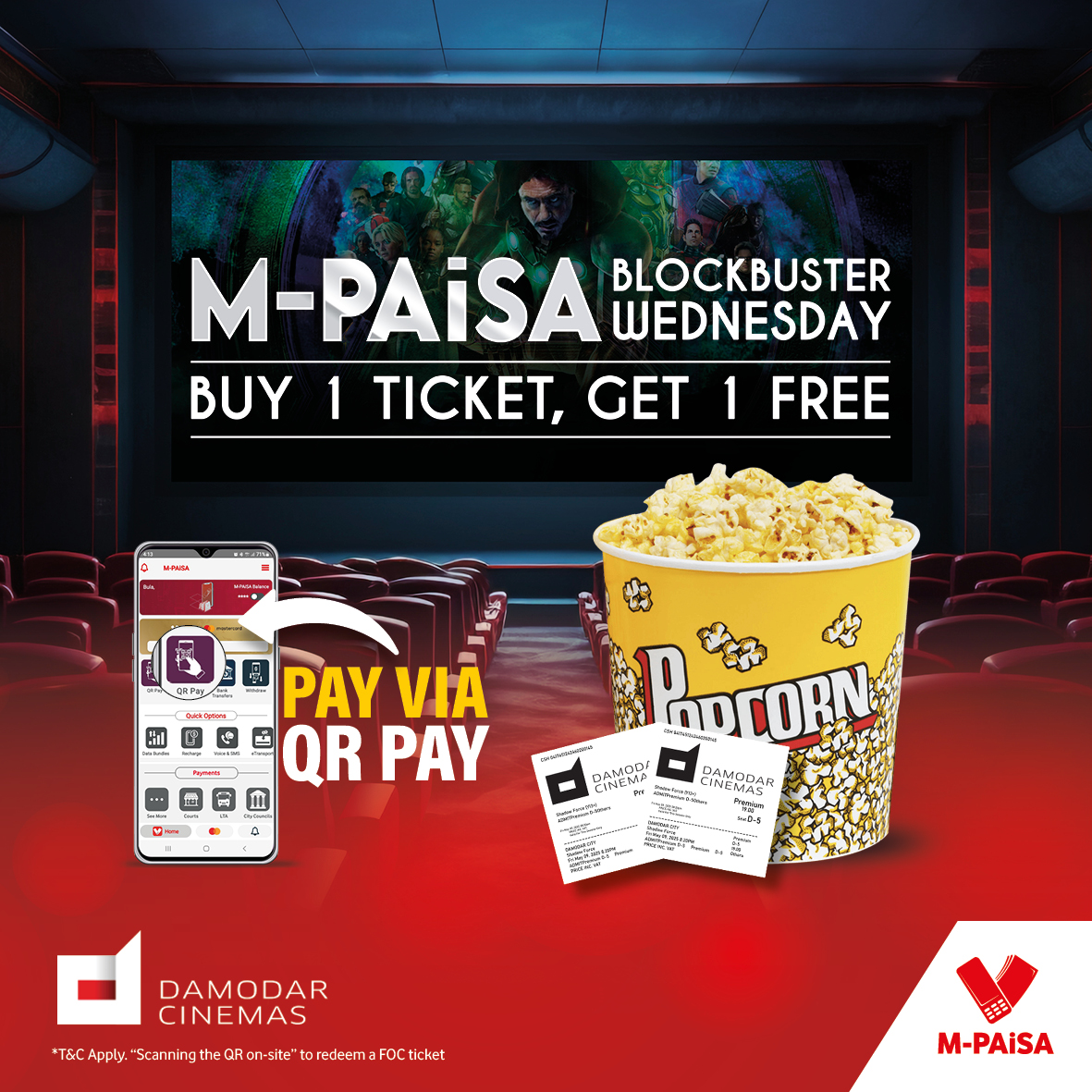 M-PAiSA BLOCKBUSTER social  1080 X 1080px