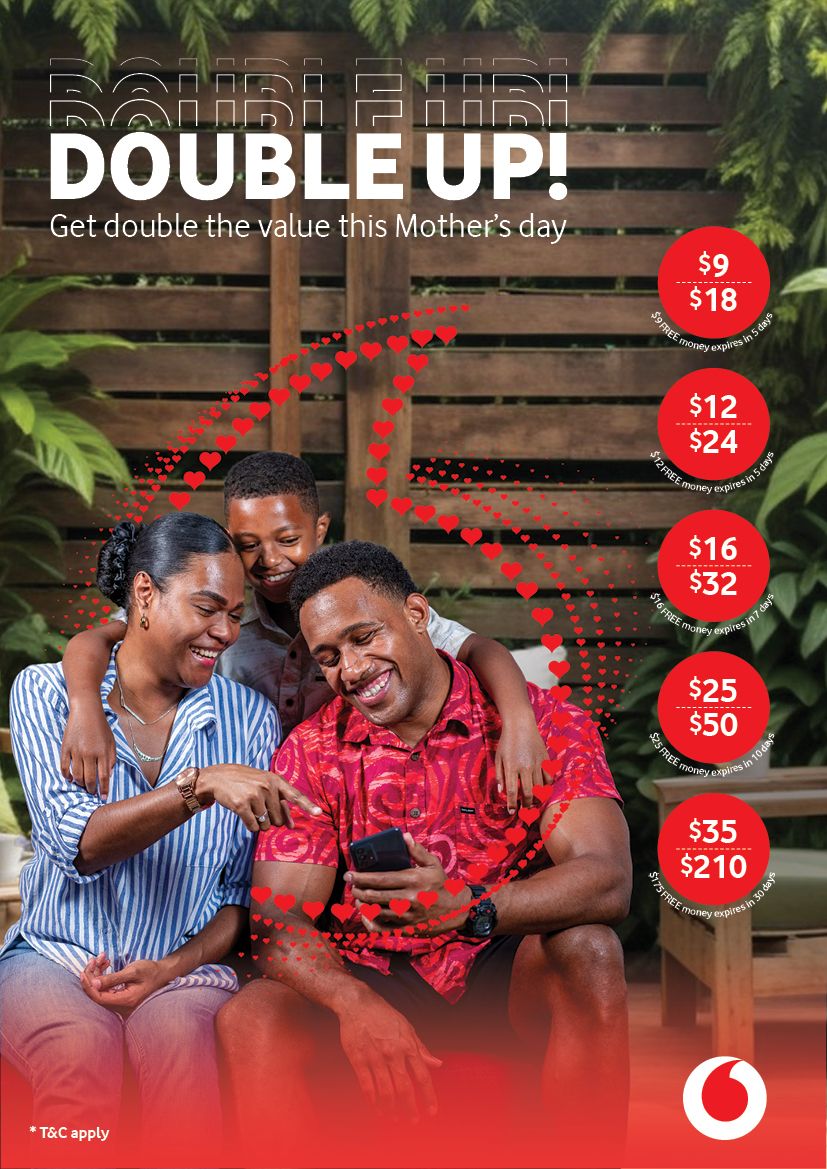 Vodafone Fiji - Double Up Recharge Promotion - Applicable on recharge ...