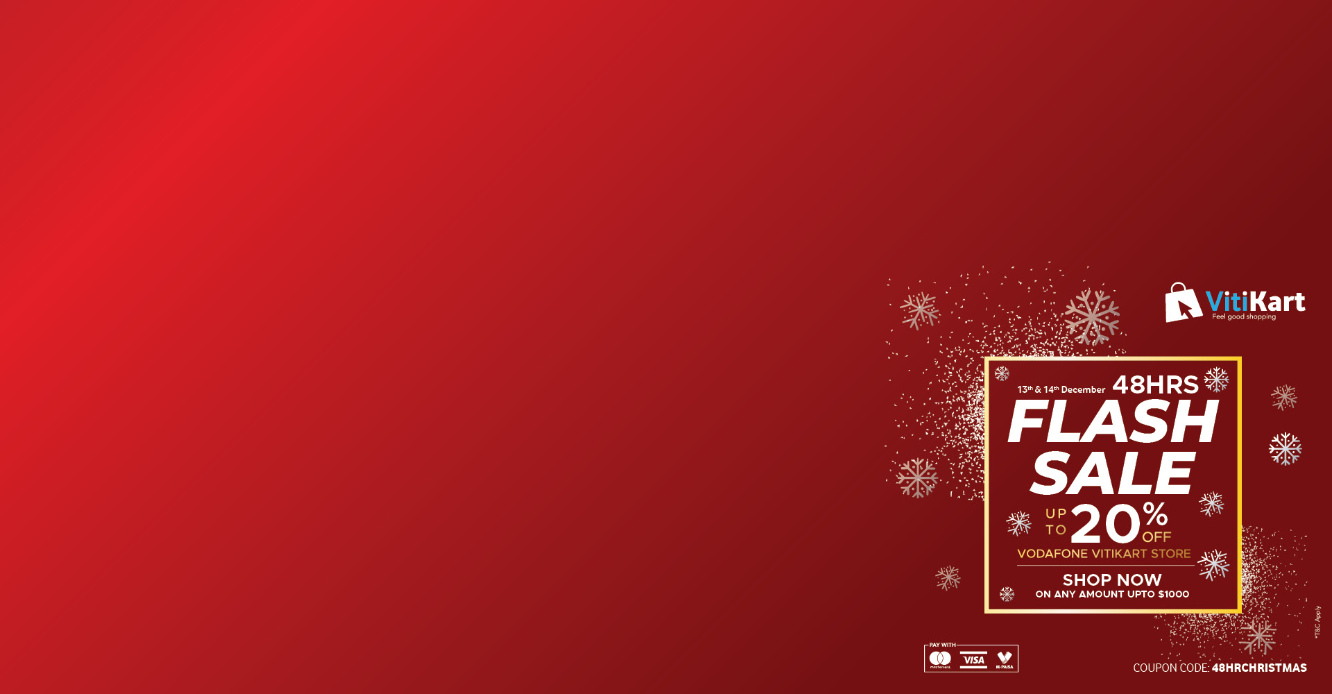 Vodafone Website - Home page banner 1920 x 1000 px