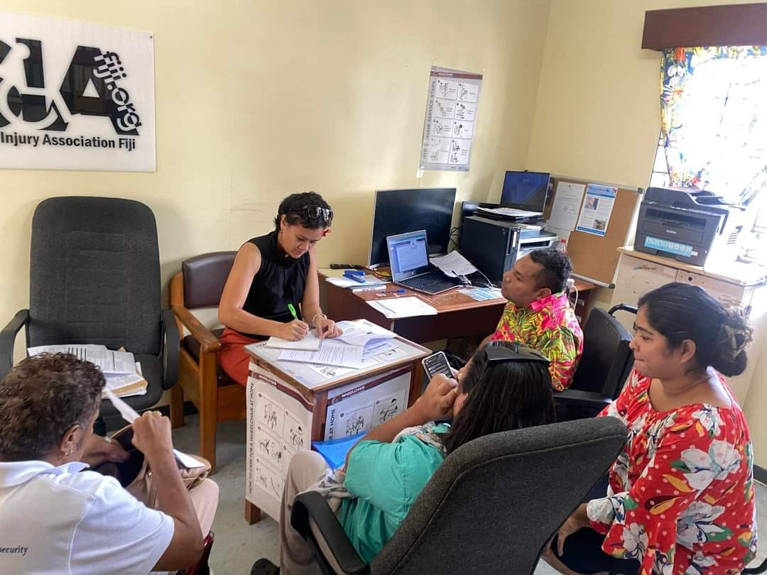 Jane Savou Spinal Injury Association Vodafone ATH Fiji Foundation