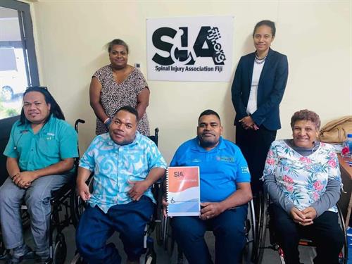 Jane Savou Spinal Injury Association Vodafone ATH Fiji Foundation