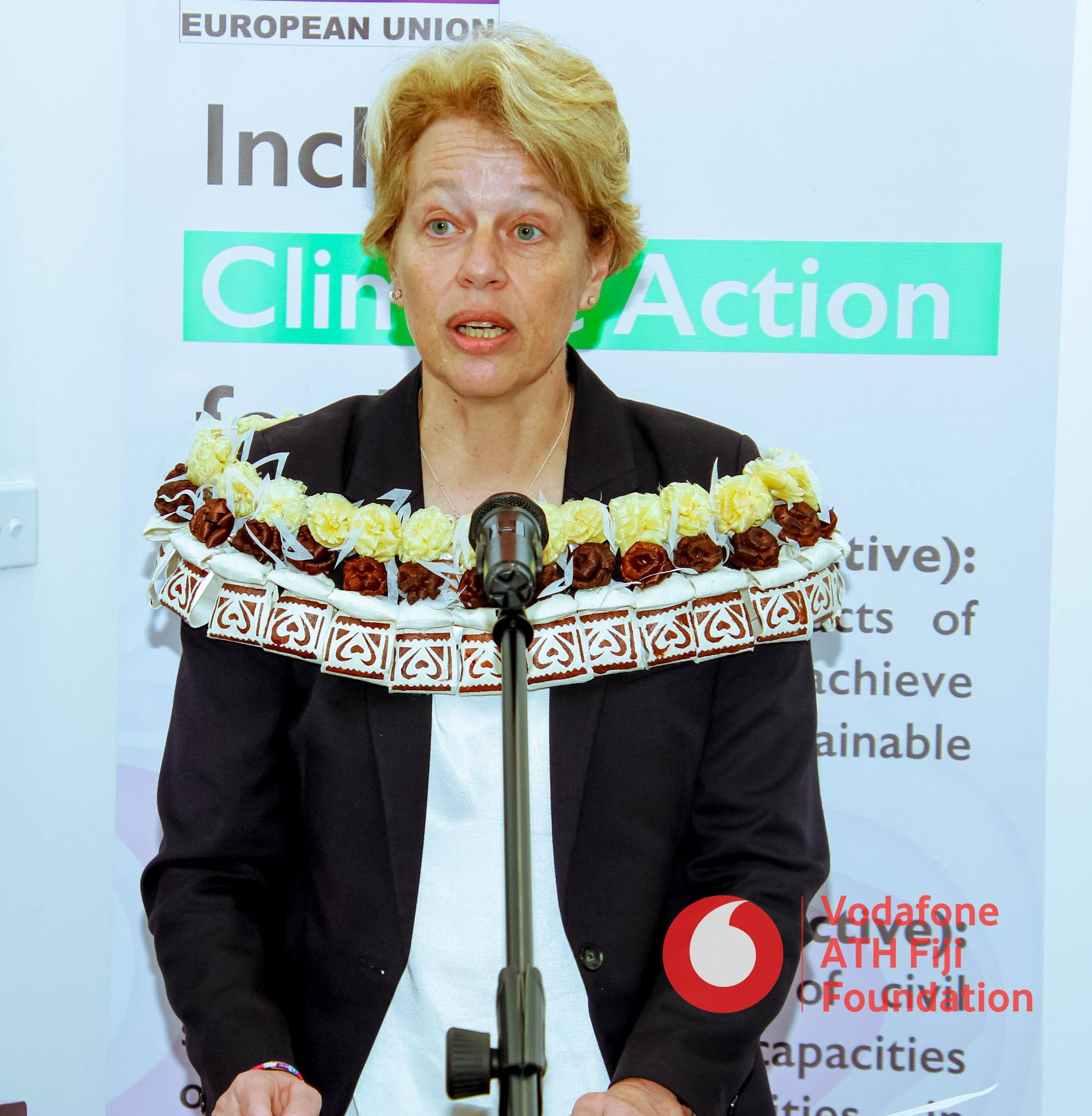 ICAF Climate Action in Fiji Ivan Fong Barbara Plinkert Vodafone ATH Fiji Foundation European Union Rotary Pacific for Life