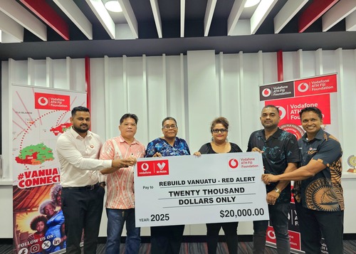 Vodafone ATH Fiji Foundation gives $20k to Vanuatu quake relief, uniting region